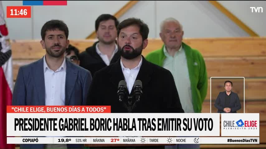 Presidente Boric sobre Plebiscito Constitucional: “Fortalece nuestra democracia”