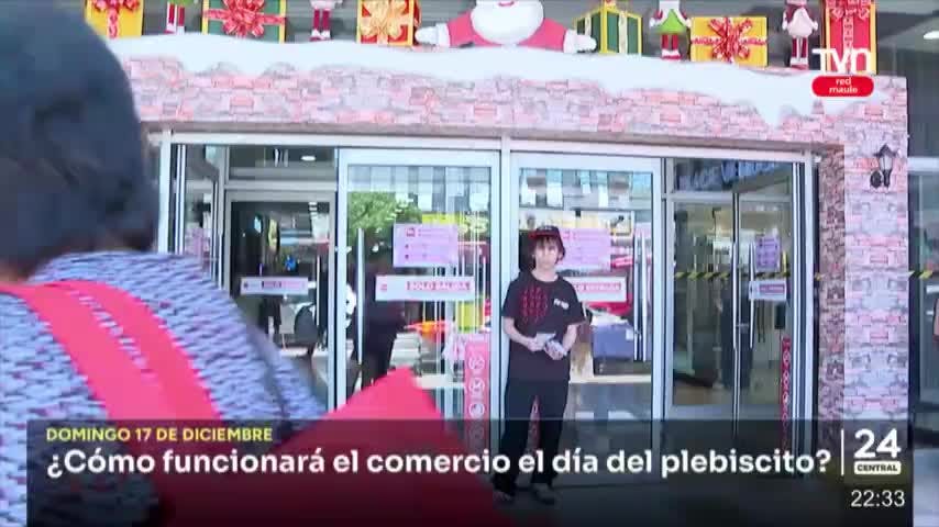 ¿Cómo funcionará el comercio el día del plebiscito?