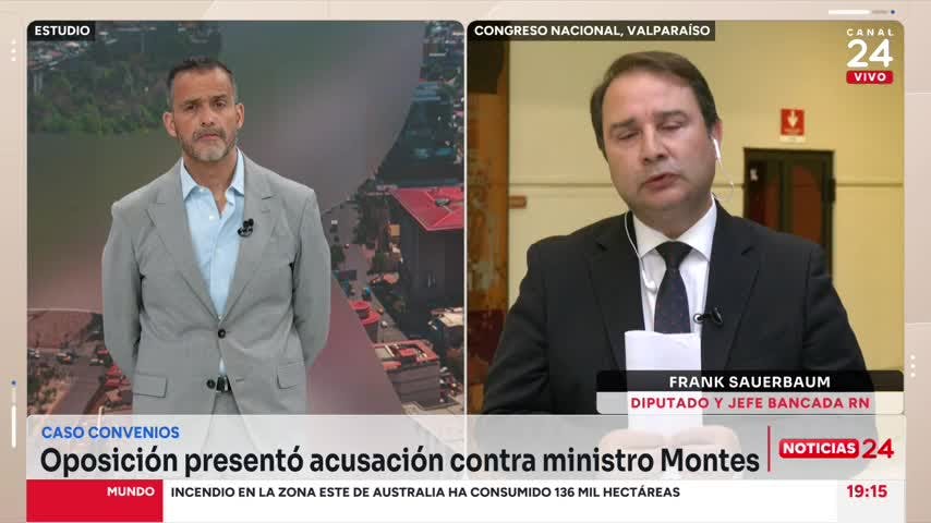 Diputado Sauerbaum: “Le dimos la oportunidad al ministro Montes de dar un paso al costado, eso no ocurrió y nosotros debemos ejercer nuestro rol”