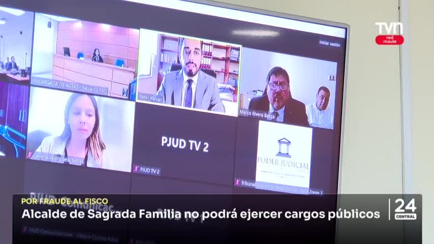 Alcalde de Sagrada Familia no podrá ejercer cargos públicos