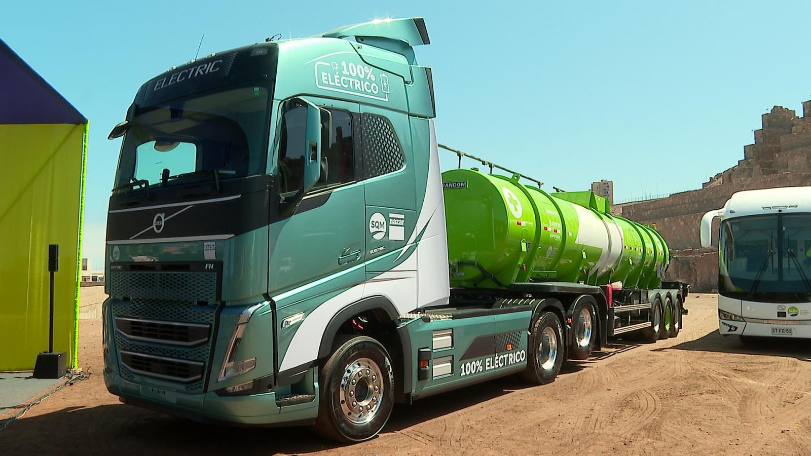 SQM presenta el primer conjunto full eléctrico de América