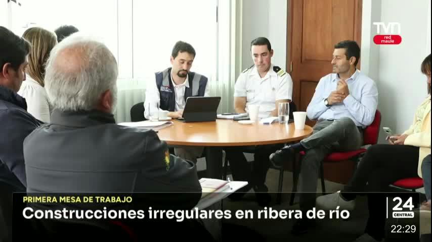 Preocupación por construcciones en ribera del río Maule
