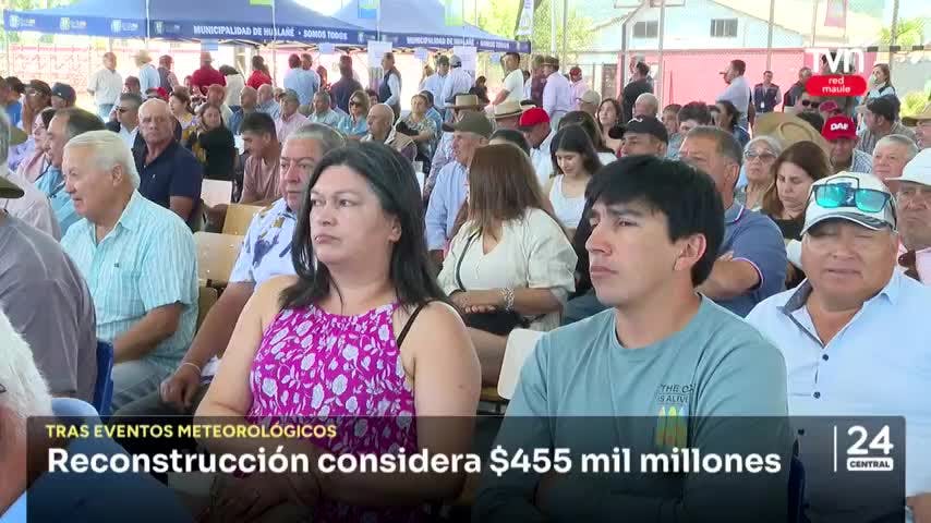 Reconstrucción considera $455 mil millones