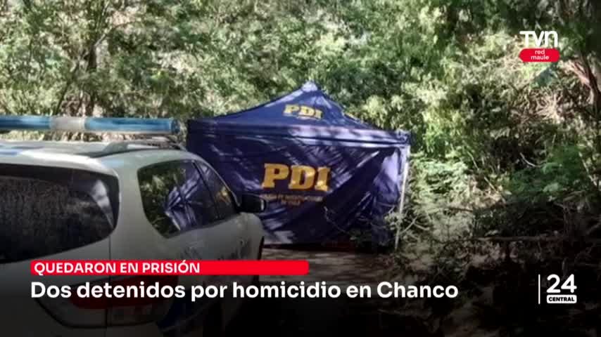 Dos detenidos por homicidio en Chanco