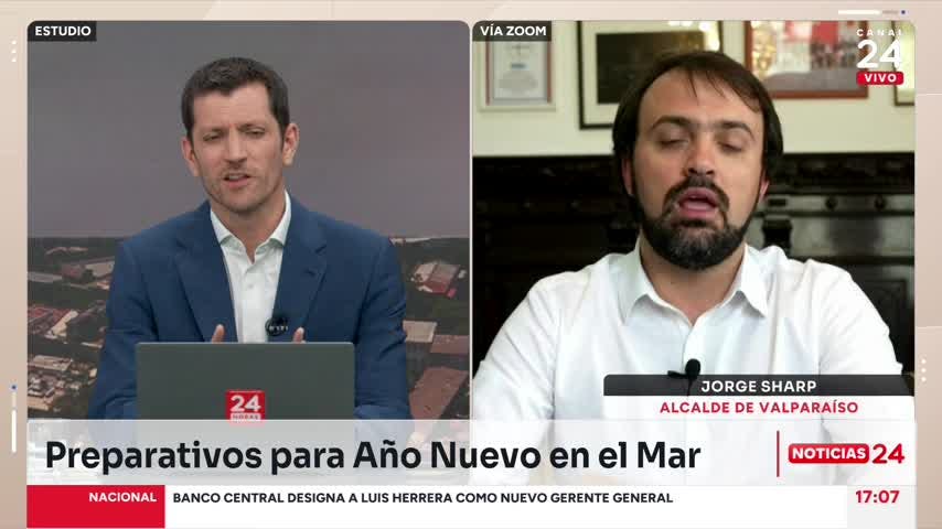 Alcalde Sharp y Año Nuevo: “Nos gustaría que el Gobierno asuma esta fiesta como una tarea nacional de seguridad”