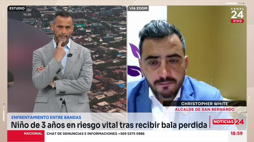 Alcalde de San Bernardo y niño víctima de bala perdida: “Sentimos que el Estado está perdiendo la guerra”