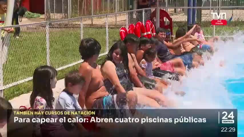 Para capear el calor: Abren cuatro piscinas públicas