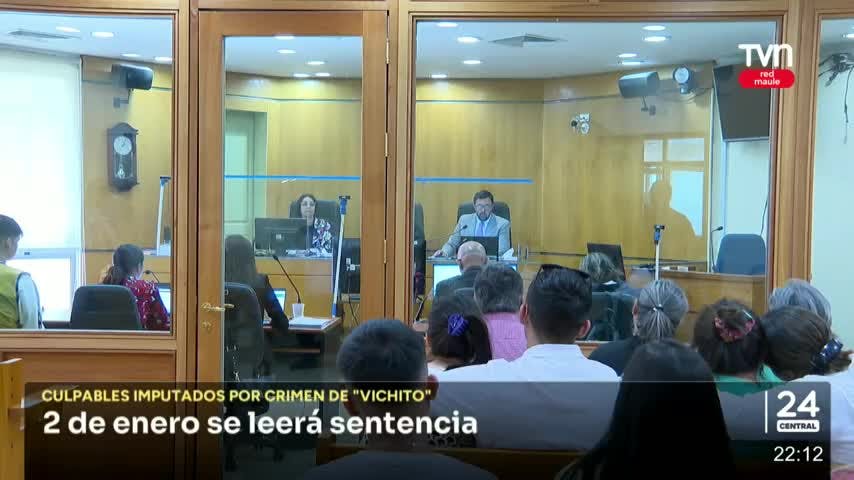 Culpables imputados por crimen de Vichito