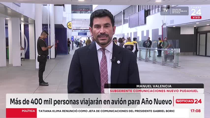 Nuevo Pudahuel y masiva concurrencia por Año Nuevo: “Necesitamos que las personas planifiquen su viaje”