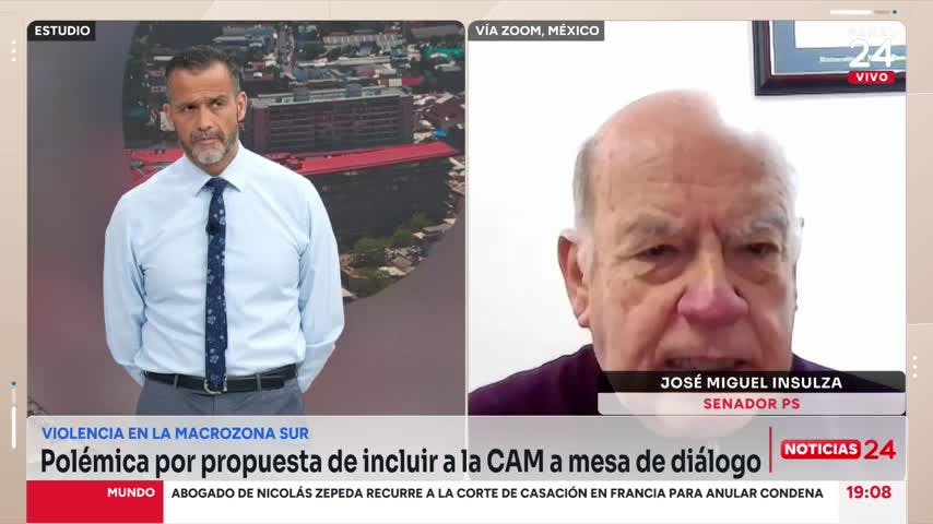 Senador Insulza: “Hay que considerar un Estado de Sitio en la Macrozona Sur”