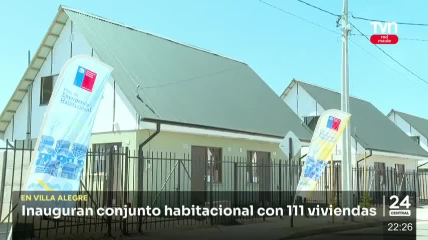 Inauguran conjunto habitacional con 111 viviendas