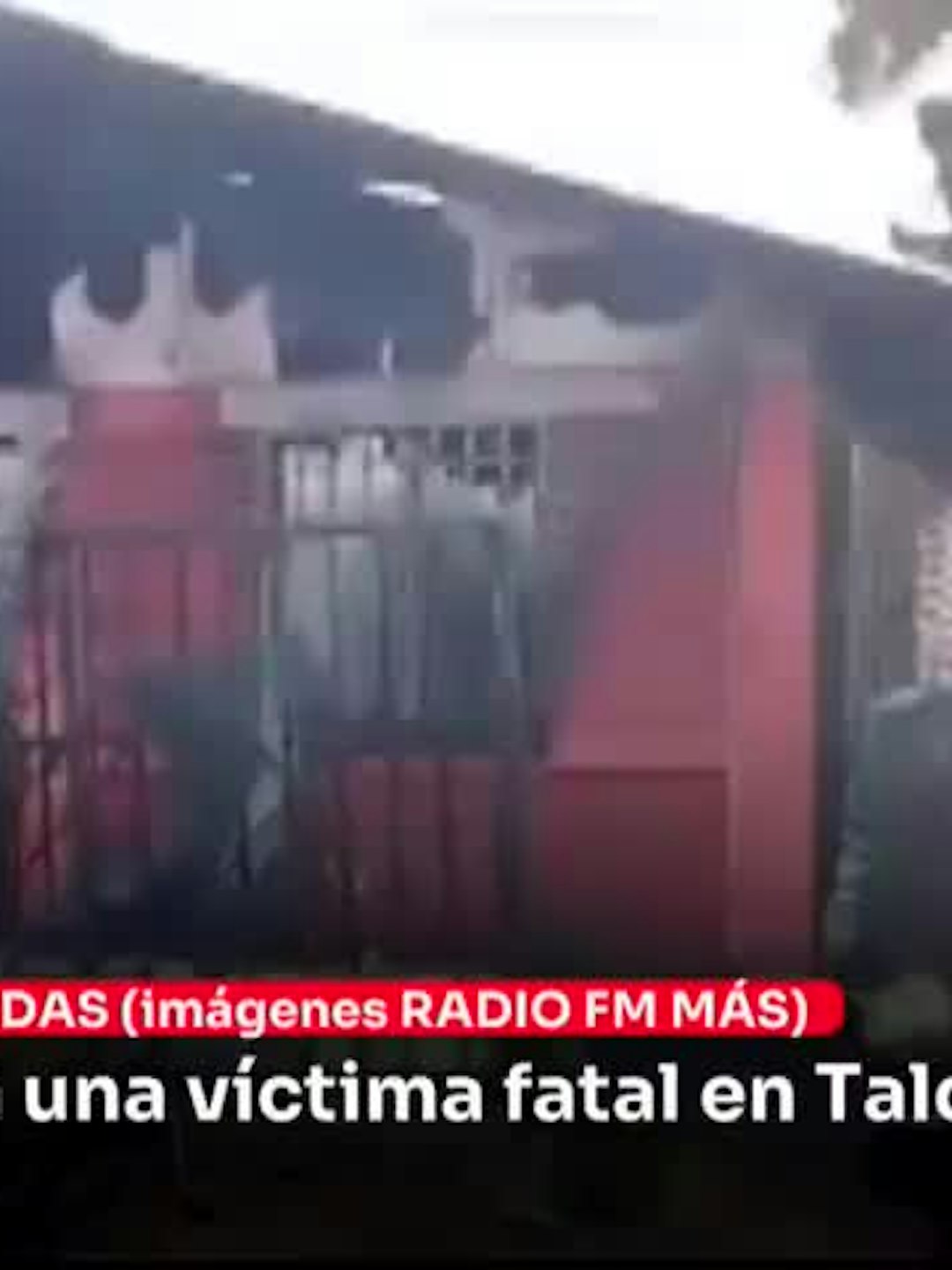 Incendio deja una víctima fatal en Talca