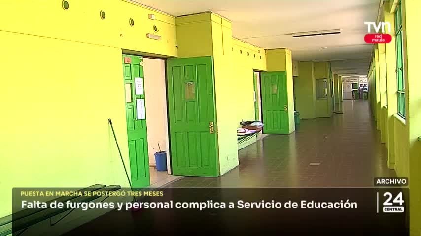 Falta de furgones y personal complica a Servicio de Educación