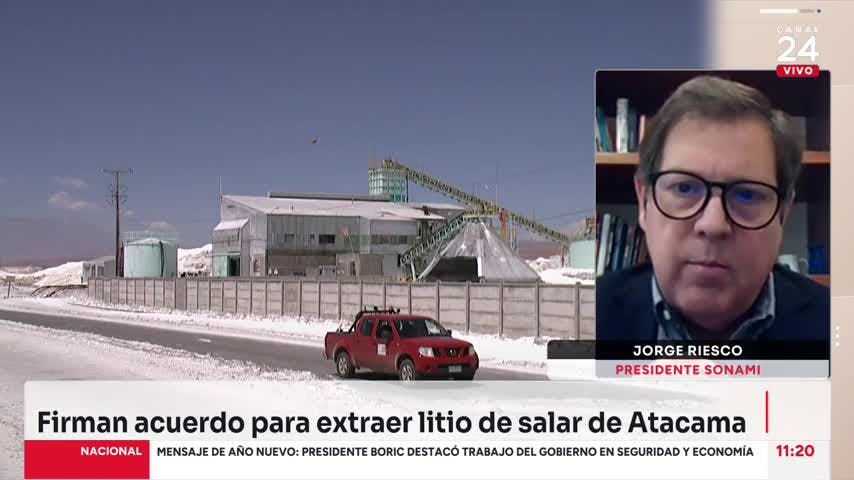 Presidente de SONAMI por acuerdo del litio: Hemos dicho que es beneficioso para la industria y el país