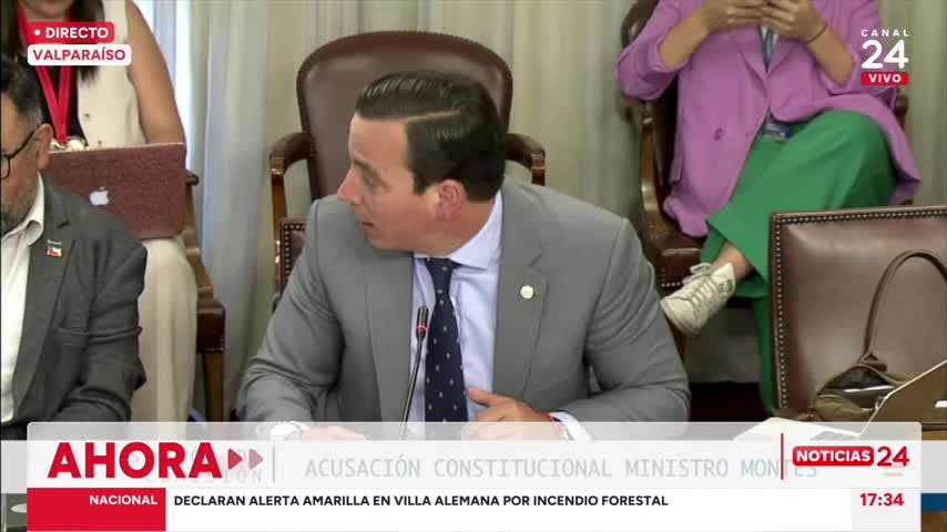 Miguel Crispi en comisión acusatoria contra Montes: “El ministro se hizo cargo, sentimos indignación como Gobierno”
