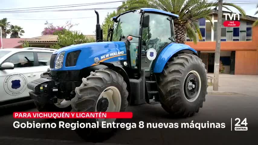 Gobierno Regional entrega 8 nuevas máquinas