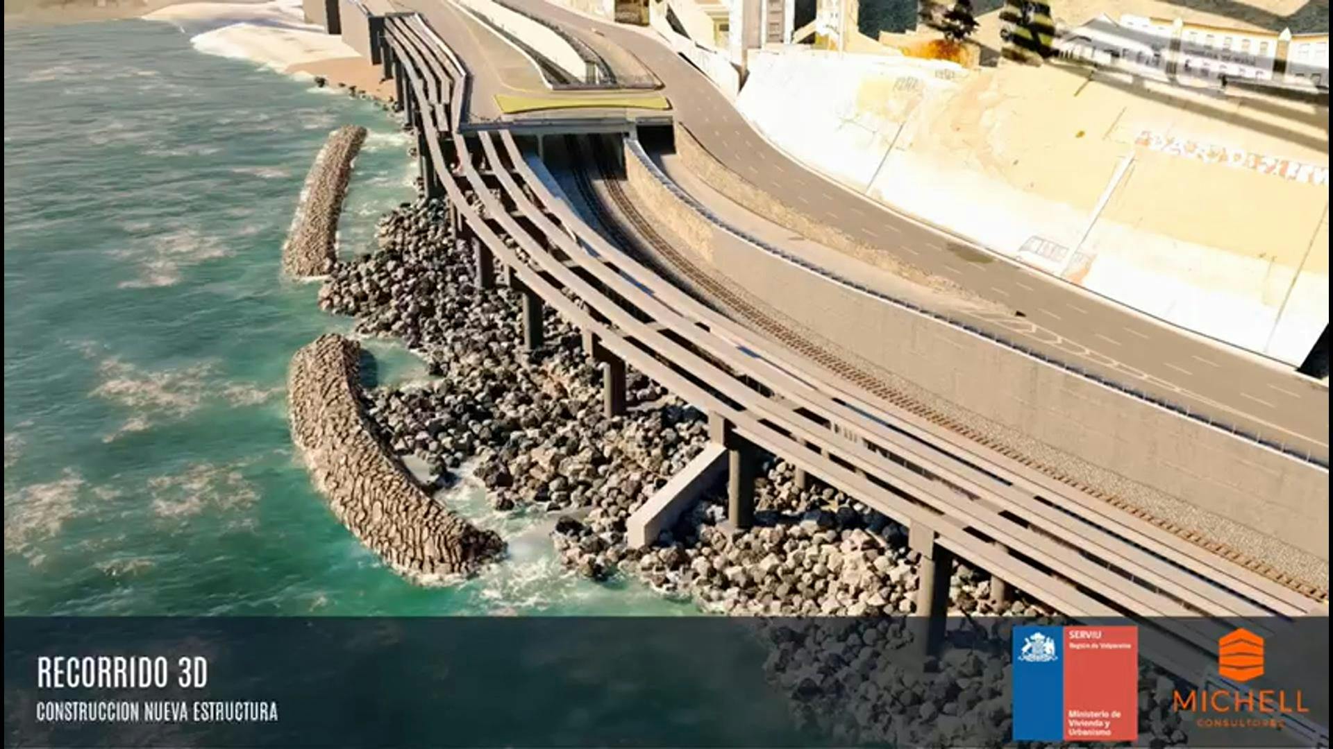 Puente Capuchinos en avenida España será remodelado por el Serviu en 2024