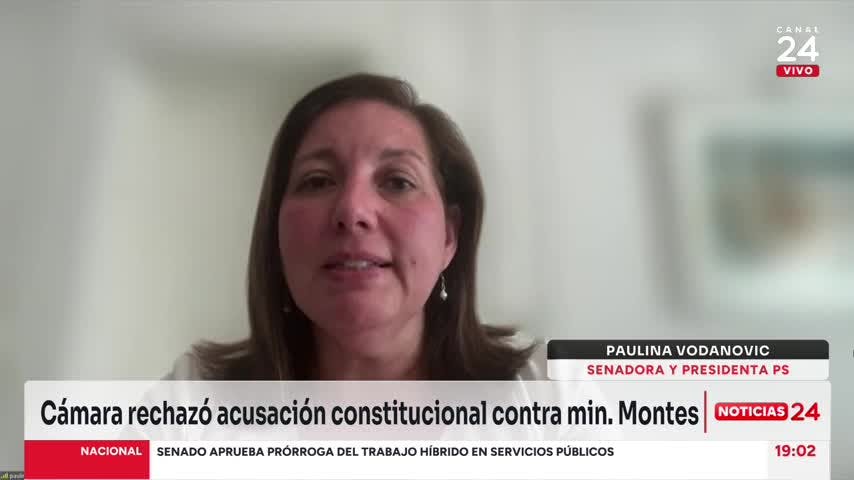 Senadora Vodanovic y caída de acusación constitucional contra Montes: “Aparte de mal hecha era muy inmerecida”