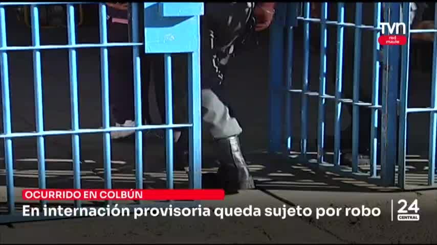 En internación provisoria queda sujeto por robo