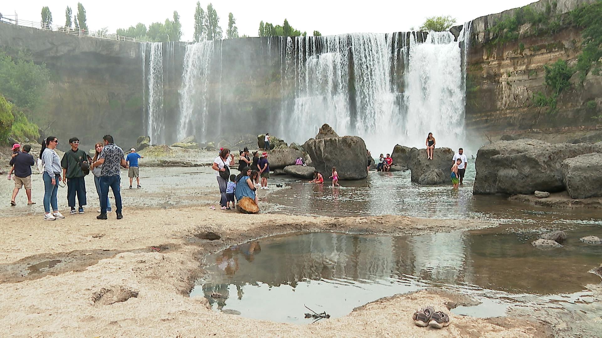 La rápida recuperación de los Saltos del Laja tras los temporales 