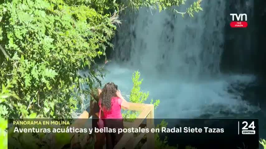 Aventuras acuáticas y bellas postales en Radal Siete Tazas