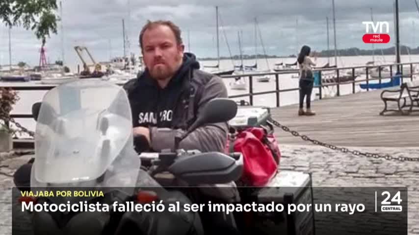 Motociclista falleció al ser impactado por un rayo