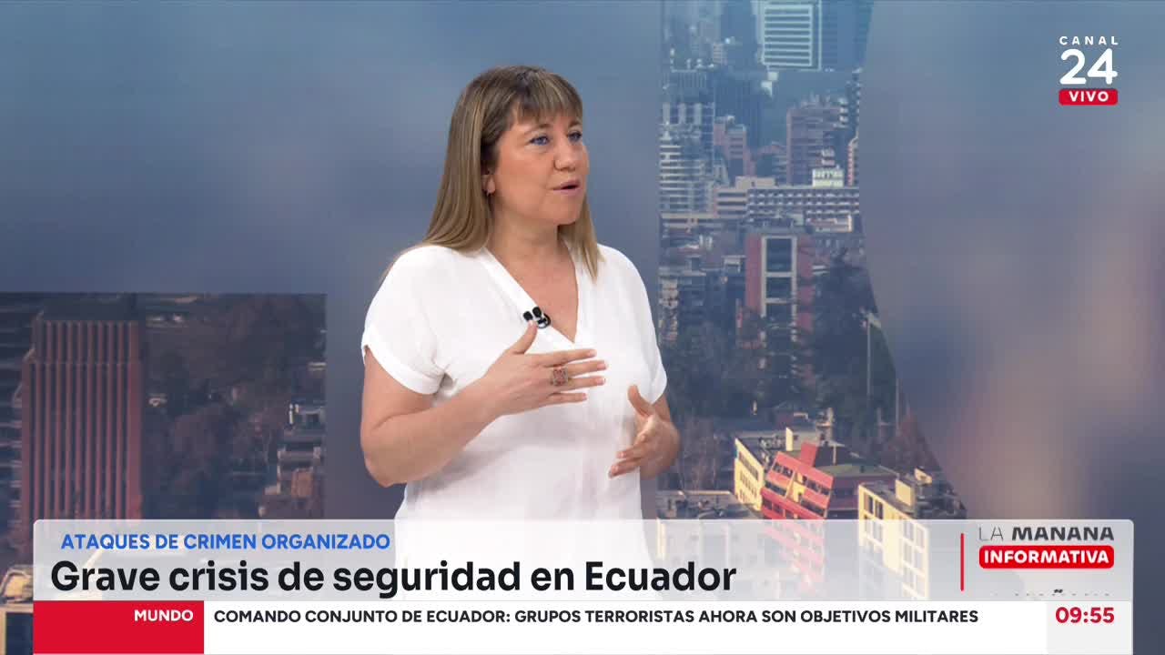 Académica se refiere a crisis en Ecuador tras ataques de crimen organizado