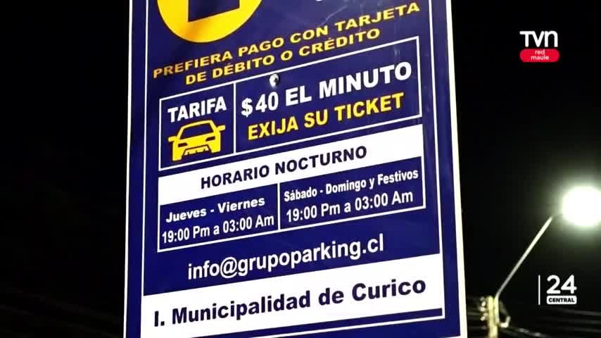 Polémica por instalación de nuevos parquímetros en Curicó