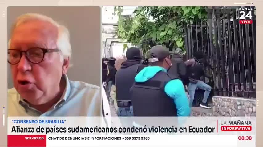 Jorge Burgos, ex embajador en Ecuador: Es poco probable que en Chile pase algo así, pero no basta con decirlo