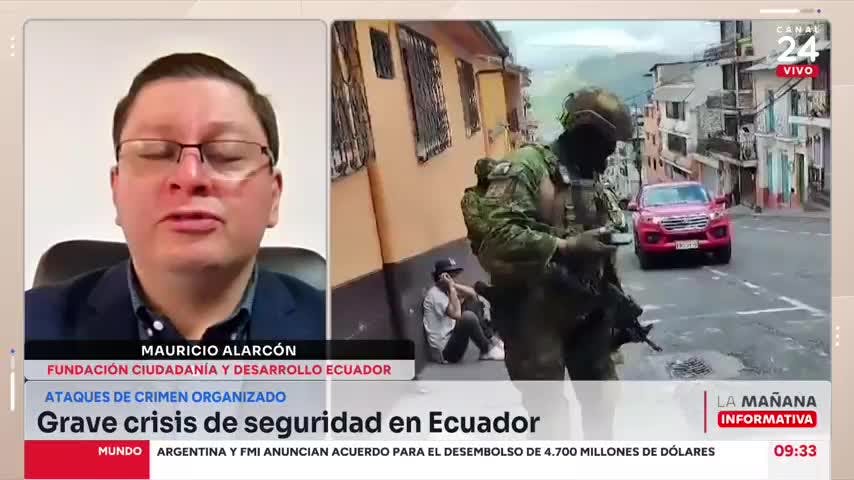 Experto por crisis en Ecuador: “la ciudadanía venía demandando hace mucho reconocer un conflicto armado interno”