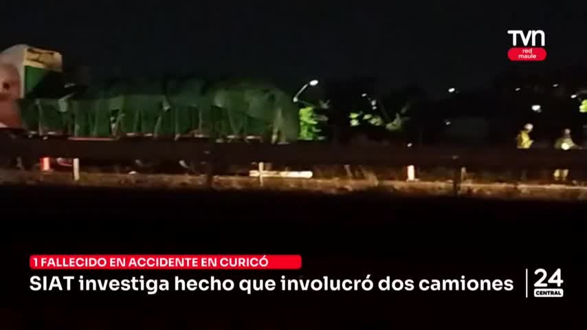 1 fallecido en accidente que involucró dos camiones