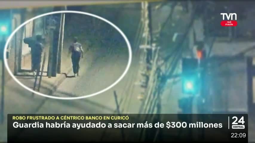 Robo Frustrado de banco en Curicó