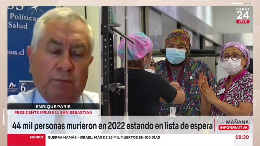 Paris por fallecidos en listas de espera: Se debe trabajar con universidades, Fuerzas Armadas y mutuales