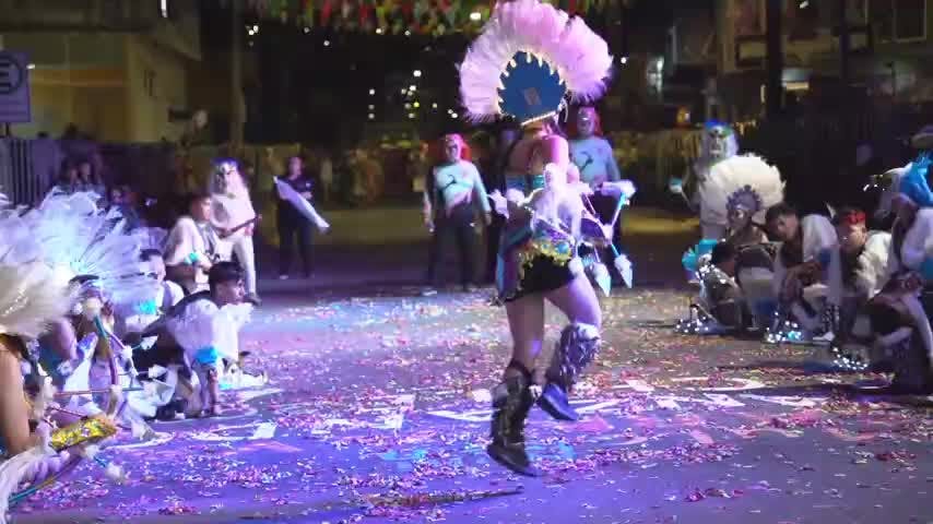 Música y danza llenó la plaza de Mulchén