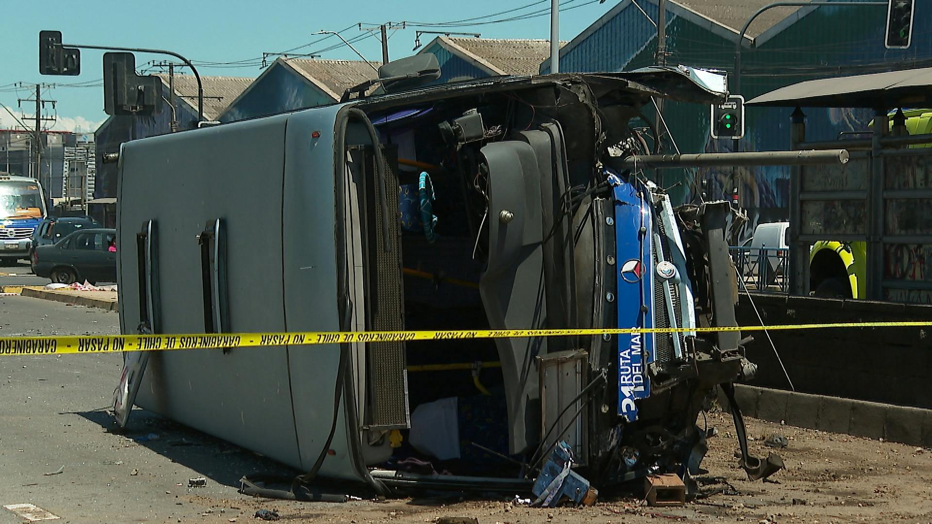 Denuncian agresión a chofer de bus tras accidente en Talcahuano