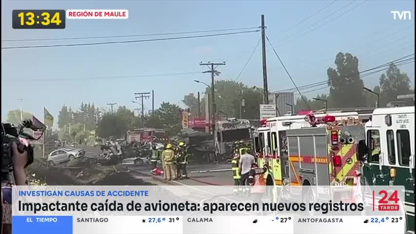 Realizan peritaje a restos de avión estrellado en Panguilemo