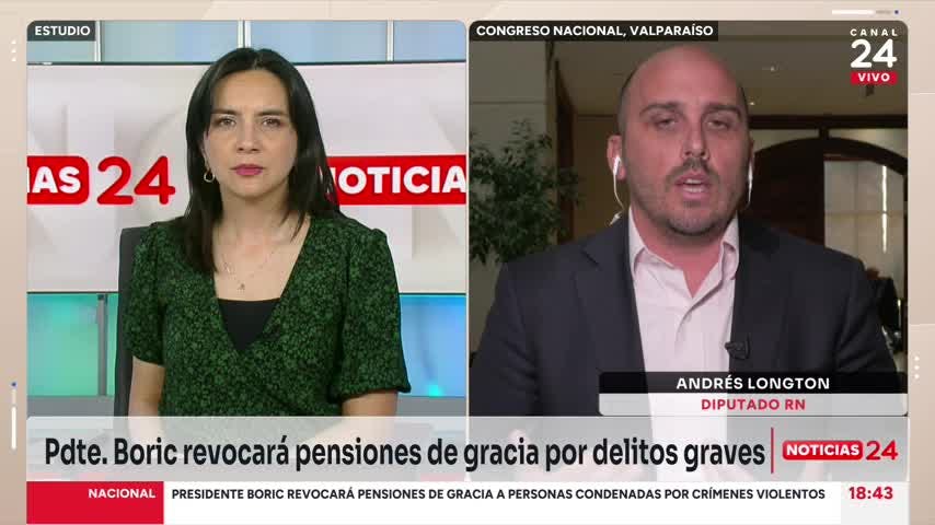 Diputado Longton y revocación de pensiones de gracia por delitos graves: “Estas personas de víctima tienen poco y mucho de victimarios”