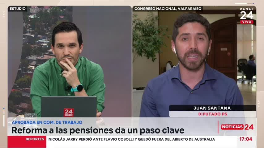 Diputado Santana y avance de la reforma a las pensiones: "