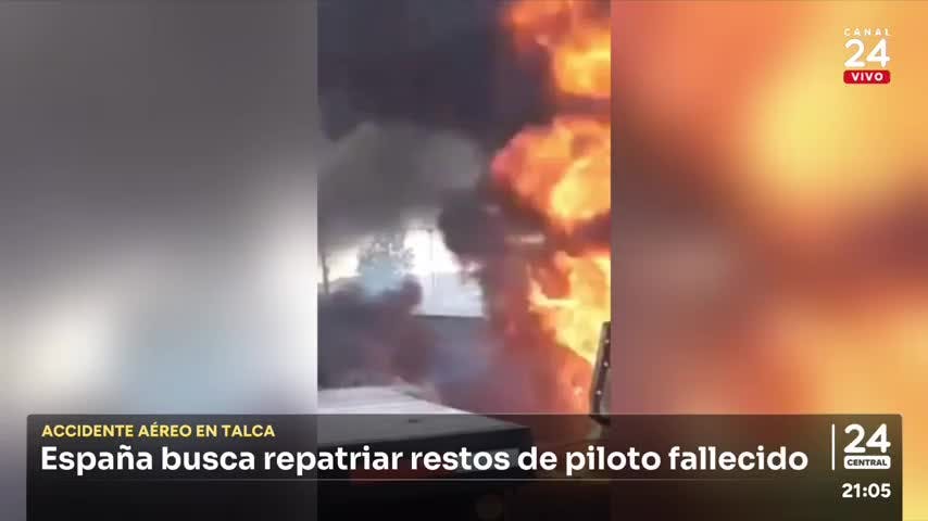 España busca repatriar restos de piloto fallecido en Talca