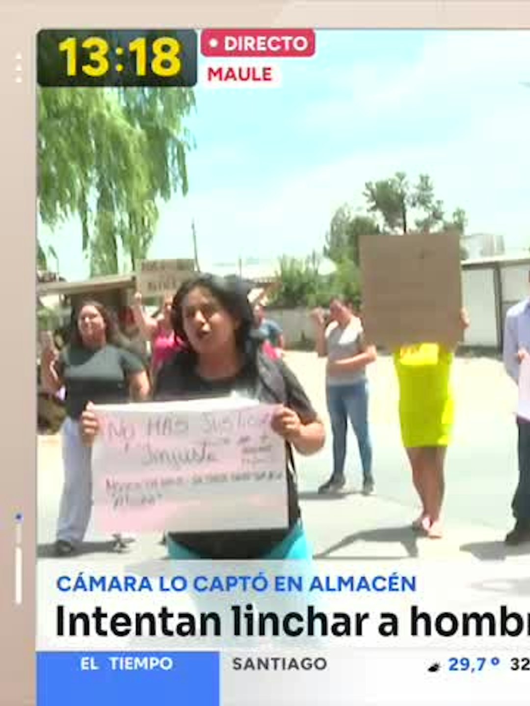 Hombre linchado por abusar de niña es captado caminando libre por Talca
