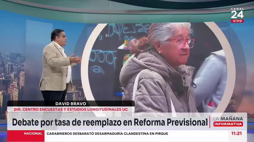 Reforma previsional: Economista David Bravo explica cómo calculó la tasa de reemplazo 