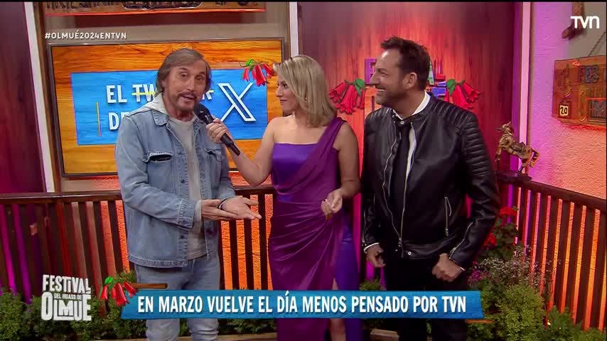 Carlos Pinto y Daniel Fuenzalida sorprenden en el backstage de Olmué 2024