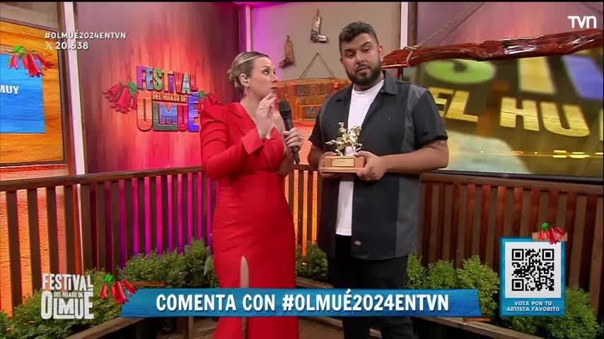"Al comienzo estaba nervioso": Así fue el paso de Coronel Valverde por el backstage de Olmué 2024