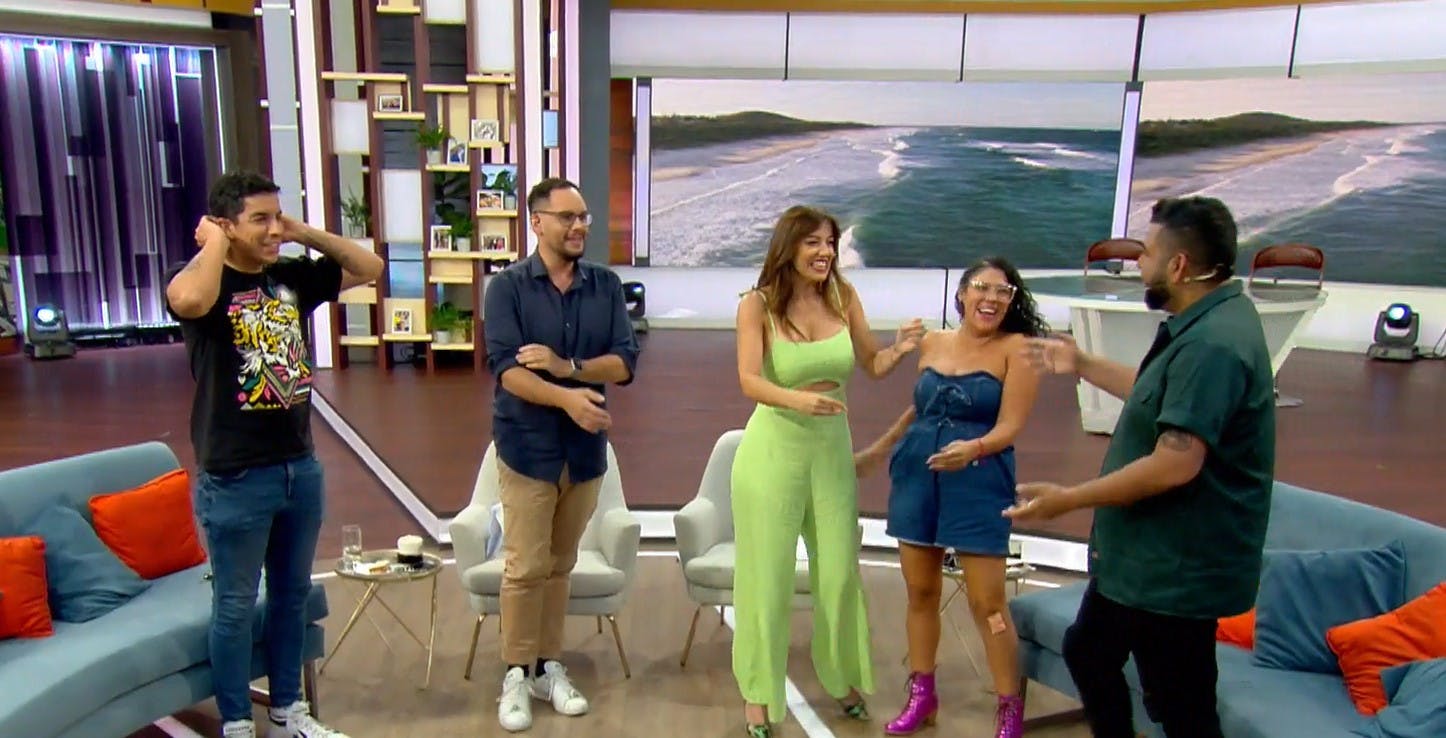 Los triunfadores de Olmué: Monse Jerez, Coronel Valverde y Vicho Viciani visitan el "Buenos Días a Todos"