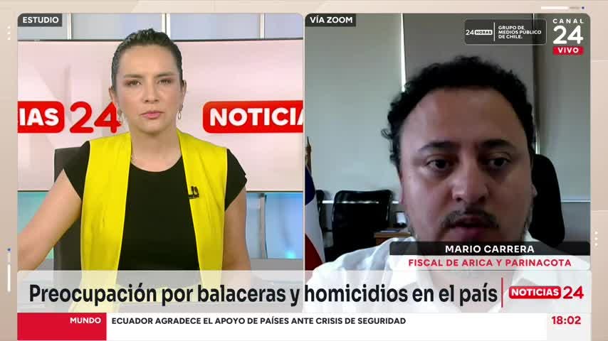 Fiscal de Arica y Parinacota por homicidios en la zona