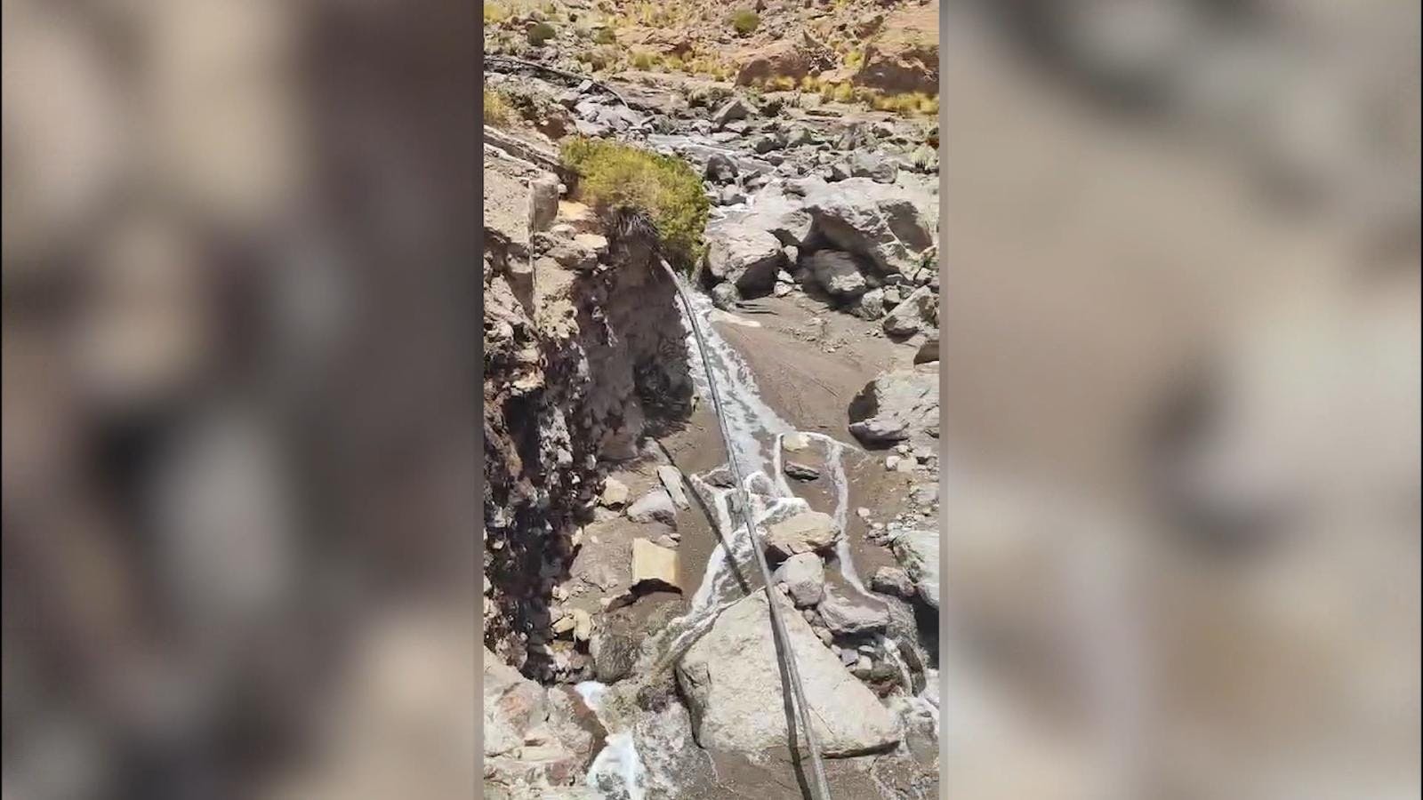 Poblado de Ollagüe quedó sin agua potable