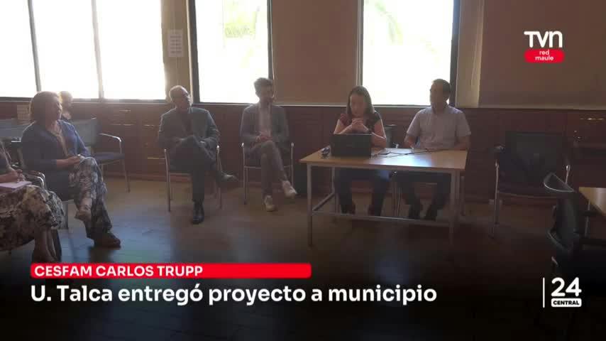 Cesfam Carlos Trupp: U. Talca entregó proyecto a municipio