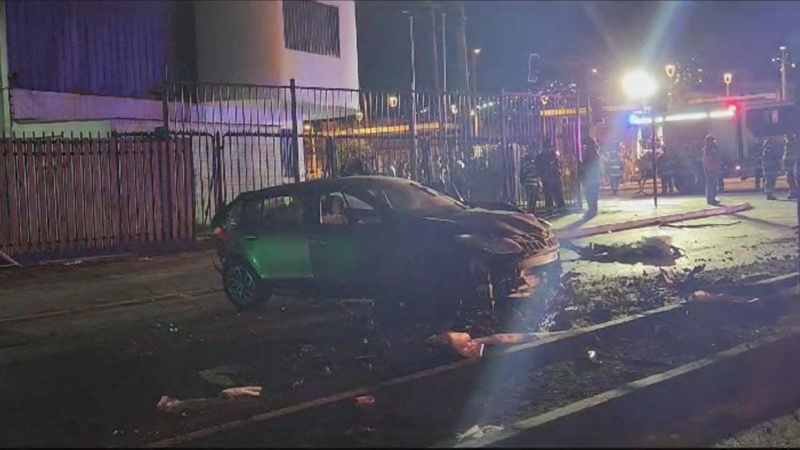 Fatal colisión múltiple en sector norte de Antofagasta