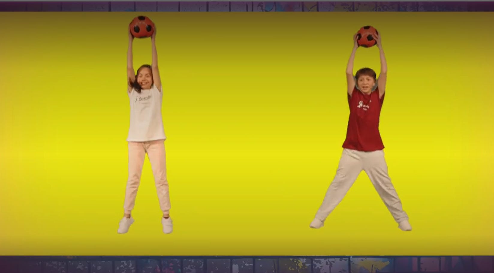 Baila Fútbol Kids en NTV: Toque simple, remate y paso arquero