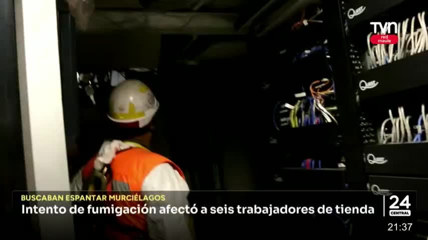 Intento de fumigación afectó a seis trabajadores de tienda